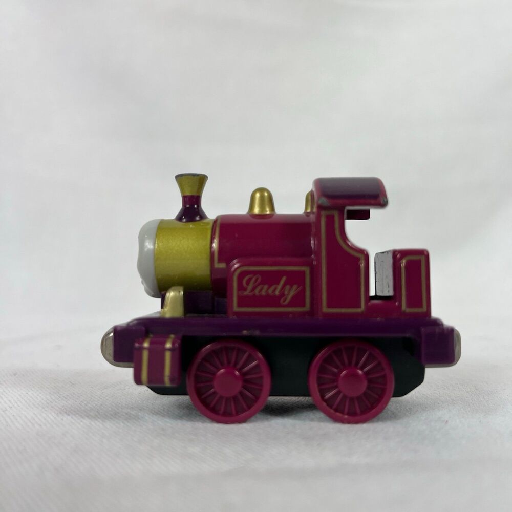 Thomas & Friends Take-Along Lady Diecast Toy Train Purple Gold